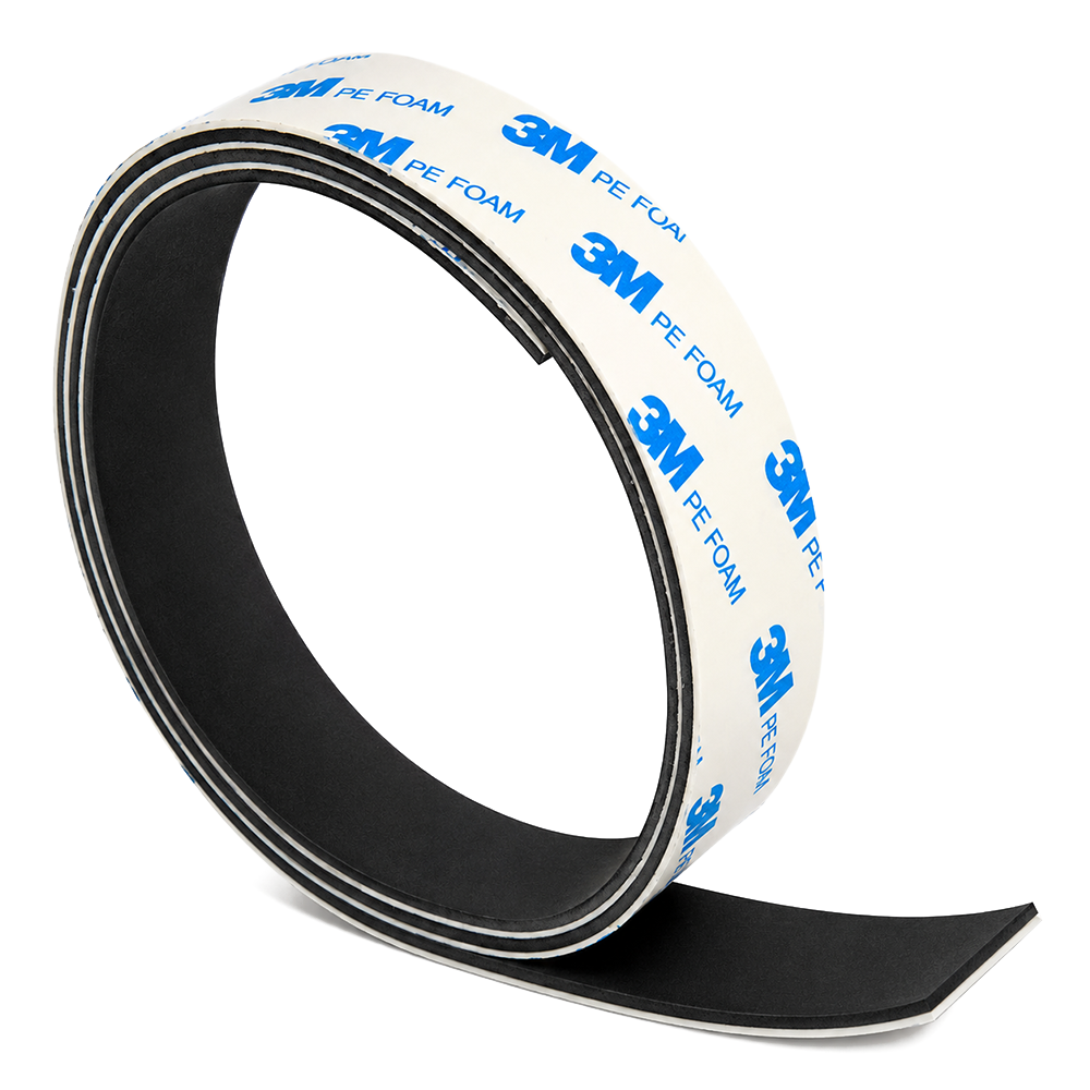Magnafix Magnetic Tape with 3M White Foam Adhesive | 25mm x 1.5 mm x PER METRE | Supplied As Continuous Length | PART A