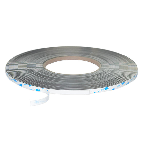 Roll of double-sided adhesive tape on a white background.