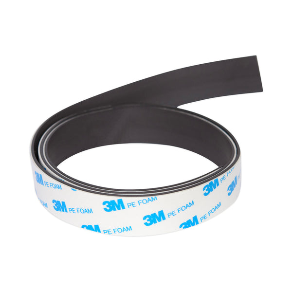 Magnafix with 3M White Foam Adhesive - 25mm x 1.5 mm | PER METRE | Supplied As Continuous Length | PART A