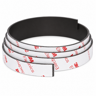 Neodymium Magnetic Strip with 3M Adhesive Tape | 12.5mm x 1.5mm x 1 metre