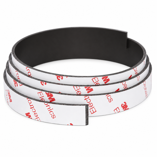 Neodymium Magnetic Strip with 3M Adhesive Tape | 12.5mm x 1.5mm x 1 metre