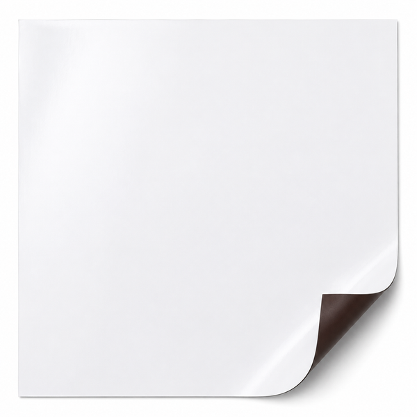 Gloss White Magnetic Sheeting - 1000mm x 0.8mm x 1 metre