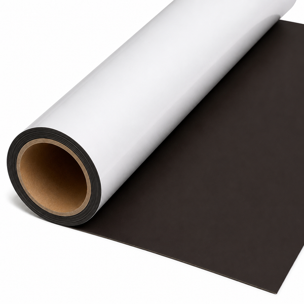 White Magnetic Sheeting - 620mm x 0.6mm | 10m ROLL
