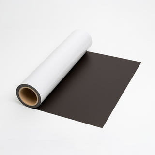 Magnetic Sheeting with Double Sided Magnetism | White |  620mm x 0.5mm | 30m ROLL
