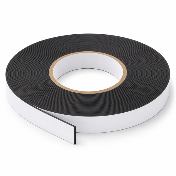 White Magnetic Tape - 10mm x 0.8mm | 30m ROLL