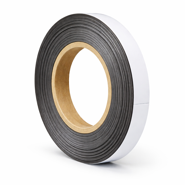 White Magnetic Tape - 10mm x 0.8mm | 30m ROLL