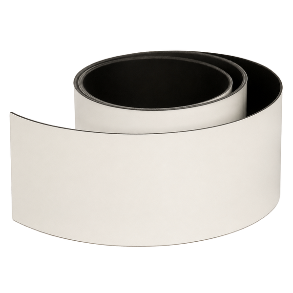 Rewritable PET White Magnetic Tape - 50mm x 0.6mm | PER METRE | Supplied As Continuous Length