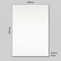 Rewritable A4 White Gloss Magnetic Label | 297mm x 210mm x 0.4mm