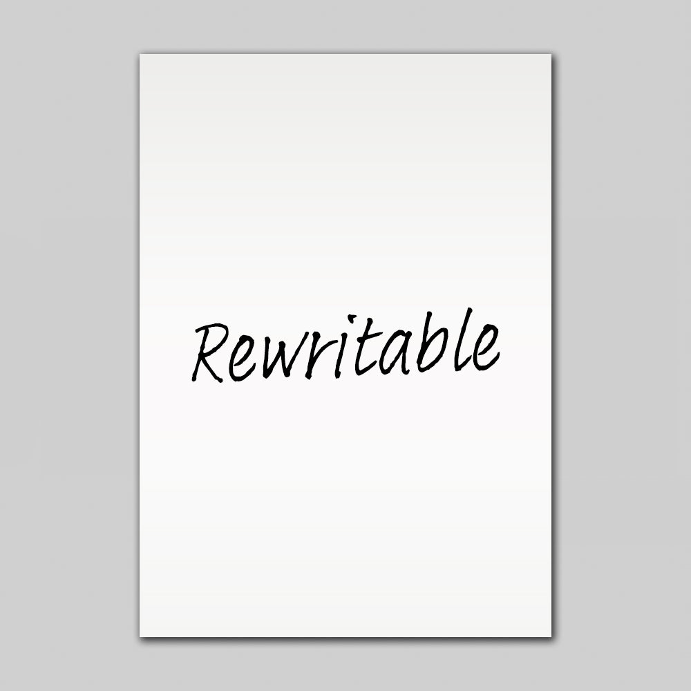 Rewritable A4 White Gloss Magnetic Label | 297mm x 210mm x 0.4mm