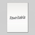 Rewritable A4 White Gloss Magnetic Label | 297mm x 210mm x 0.4mm