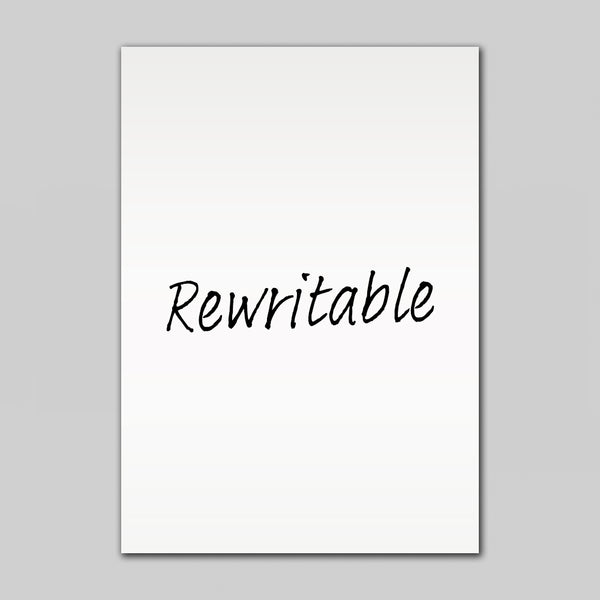 Rewritable A4 White Gloss Magnetic Label | 297mm x 210mm x 0.4mm