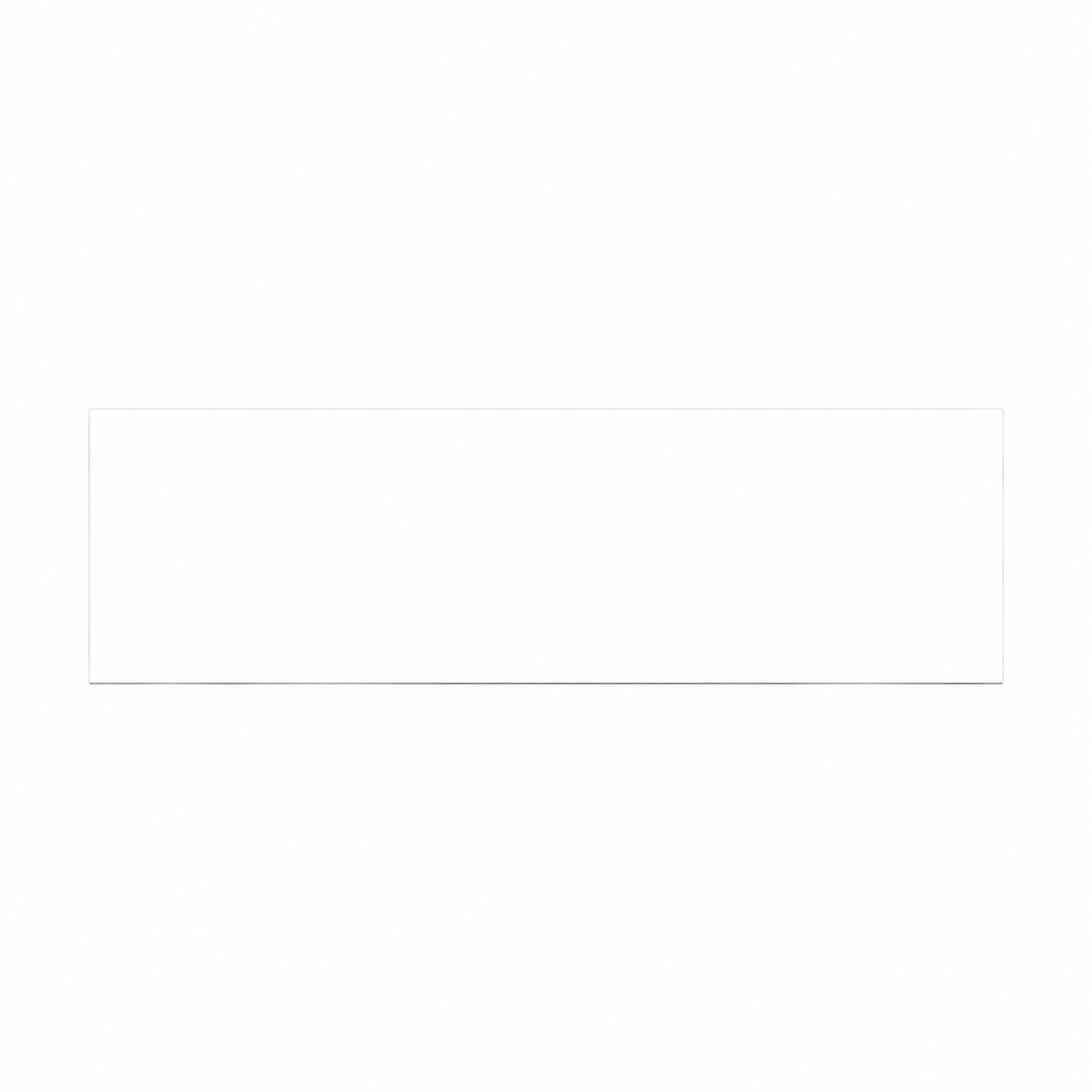 AMF Magnetics Rewritable White Magnetic Label - 100mm x 30mm x 0.8mm