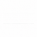 AMF Magnetics Rewritable White Magnetic Label - 100mm x 30mm x 0.8mm