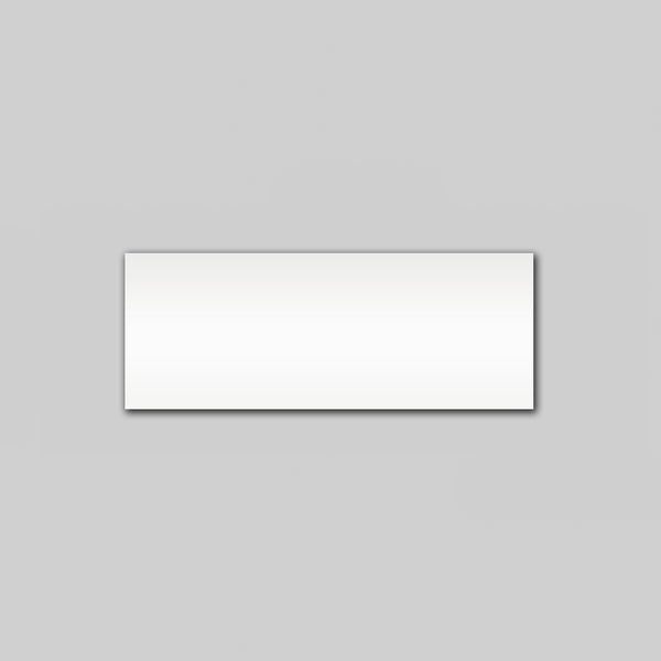 White Magnetic Label - 210mm x 80mm x 0.8mm | Non-Rewritable