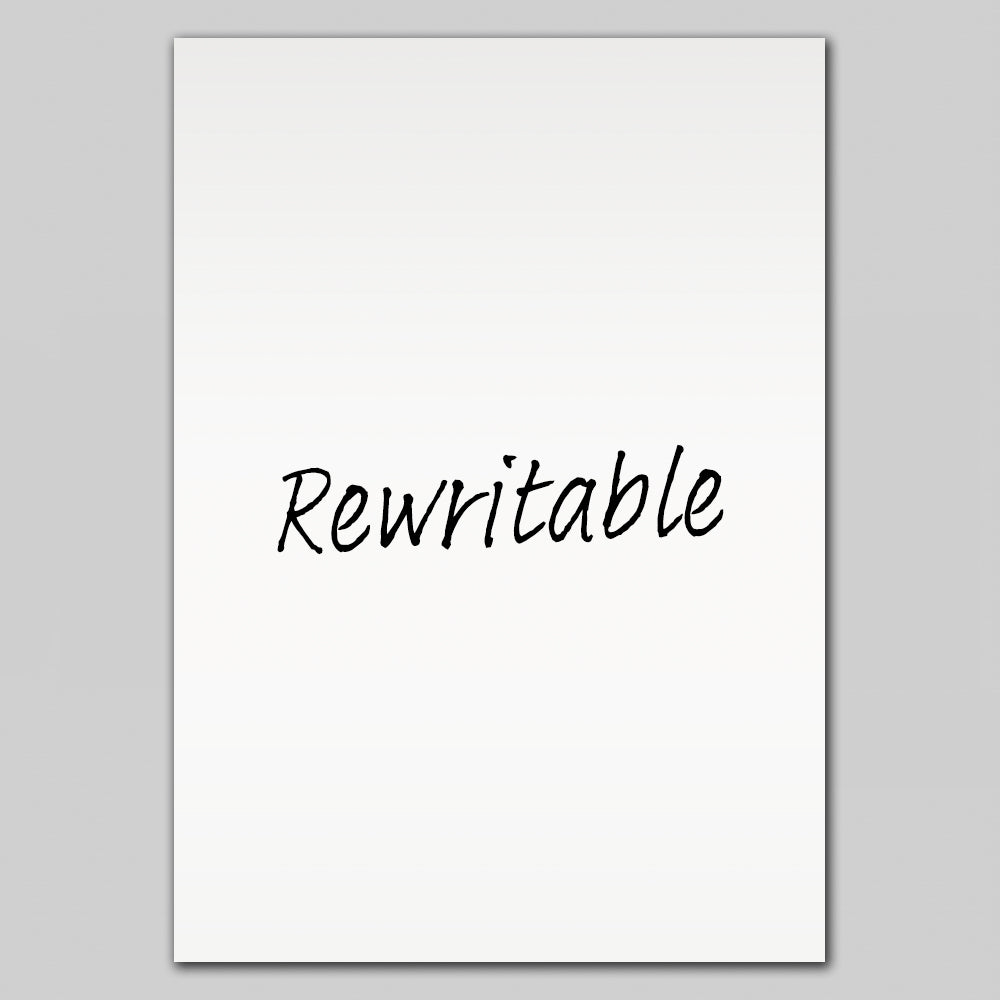 Rewritable A5 White Gloss Magnetic Label | 210mm x 148mm x 0.8mm