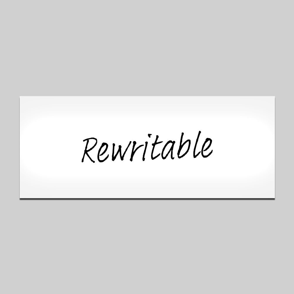 Rewritable Magnetic Label - 150mm x 60mm x 0.8mm | White