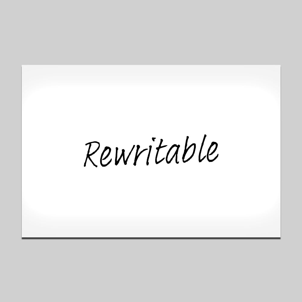 Rewritable White Magnetic Label - 150mm x 100mm x 0.8mm