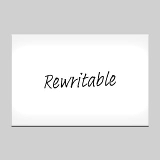 Rewritable White Magnetic Label - 150mm x 100mm x 0.8mm