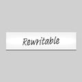 Rewritable Magnetic Label - 200mm x 50mm - 0.8mm