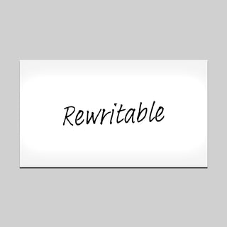 Rewritable Magnetic Labels - 70mm x 40mm - 0.8mm | White