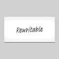 Rewritable White Magnetic Label - 200mm x 100mm x 0.8mm