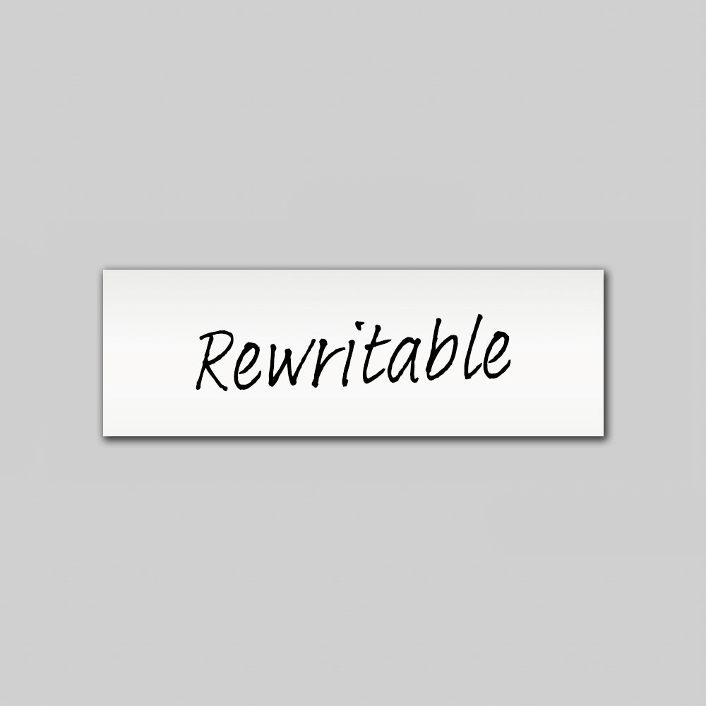 Rewritable White Magnetic Label - 60mm x 20mm x 0.8mm
