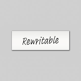 Rewritable White Magnetic Label - 60mm x 20mm x 0.8mm