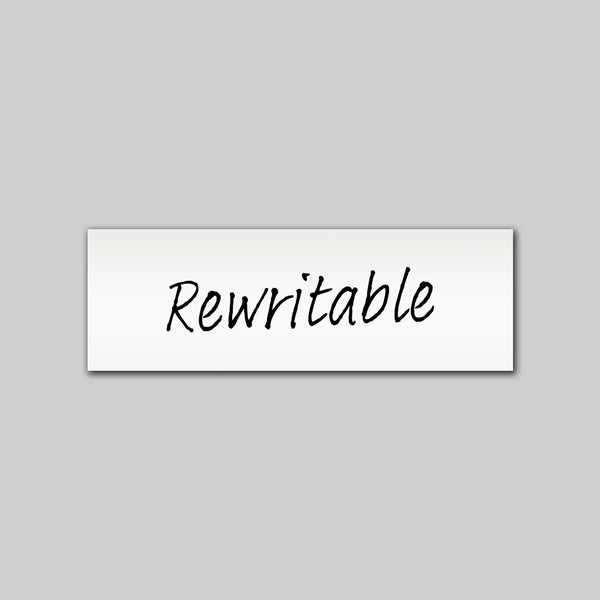Rewritable White Magnetic Label - 60mm x 20mm x 0.8mm