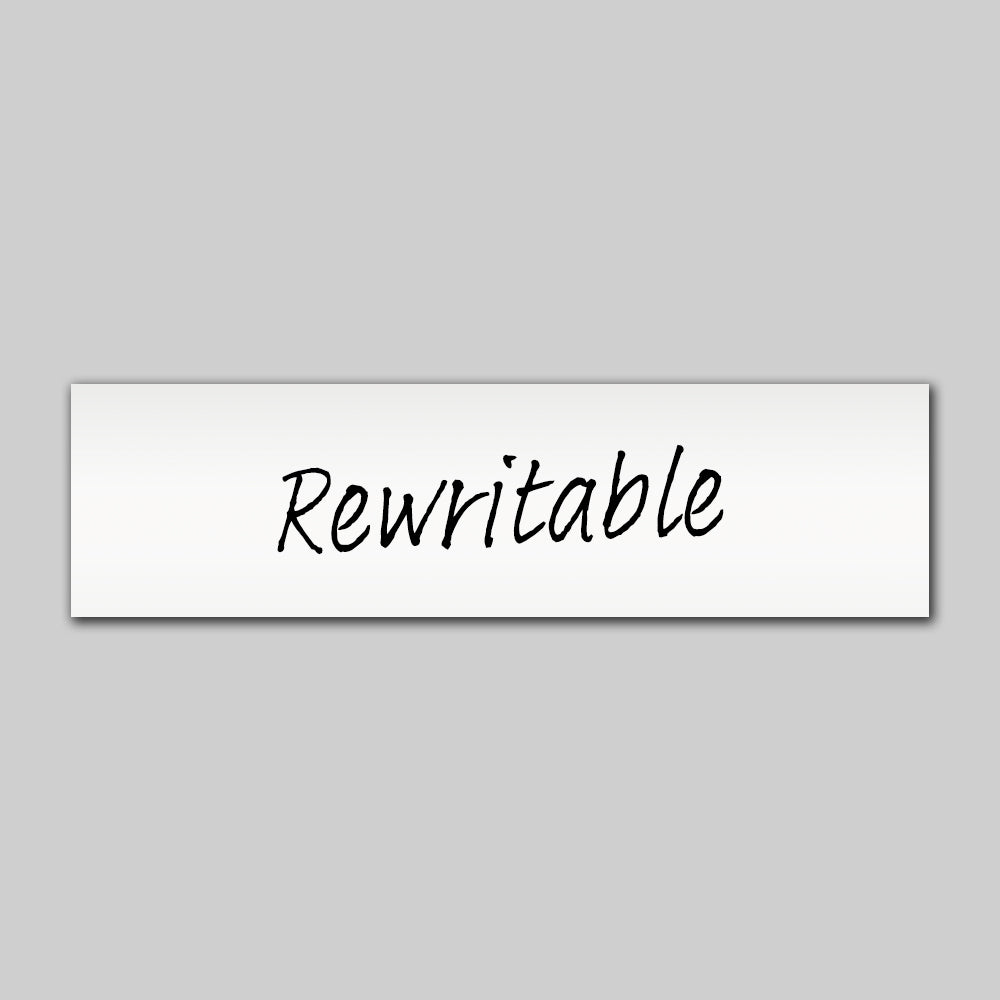Rewritable White Magnetic Label - 210mm x 57mm x 1mm