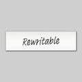 Rewritable White Magnetic Label - 210mm x 57mm x 1mm