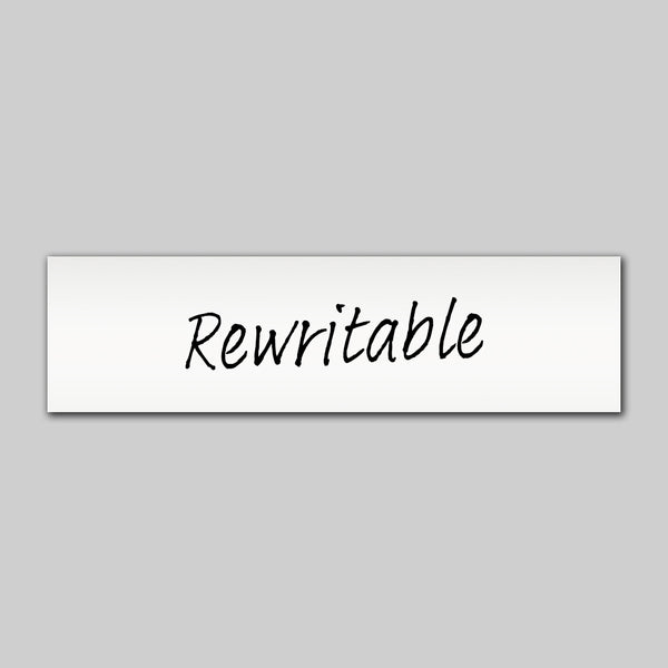 Rewritable White Magnetic Label - 210mm x 57mm x 1mm