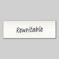 Rewritable White Magnetic Label - 75mm x 25mm x 0.8mm