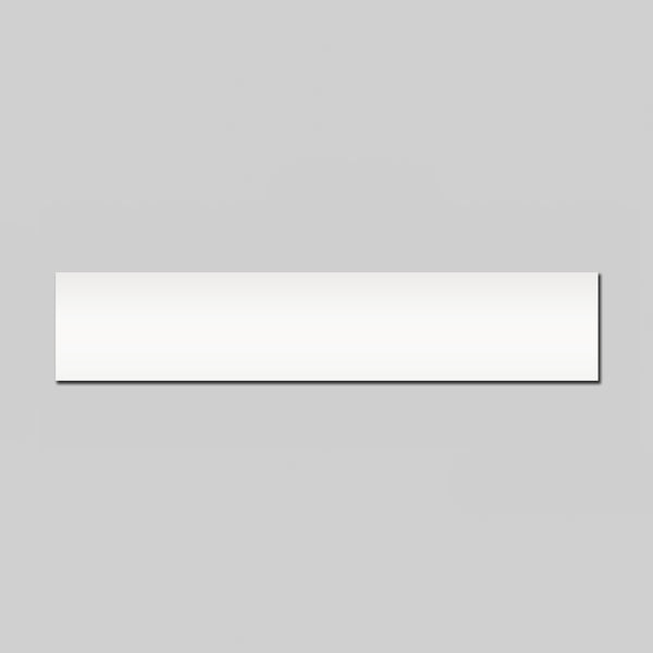 White Magnetic Label - 100mm x 20mm x 0.8mm | Non-Rewritable