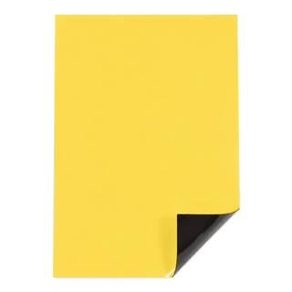 A4 Yellow Magnetic Sheet | 297mm x 210mm | 0.8mm thick