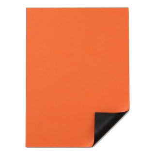 A4 Orange Magnetic Sheet | 297mm x 210mm | 0.8mm thick