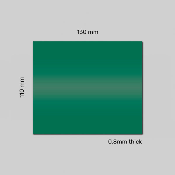 Green Magnetic Label – 130mm x 110mm x 0.8mm