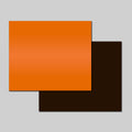 Magnetic Label - 130mm x 110mm - 0.8mm | Orange