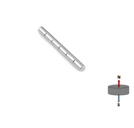 Neodymium Cylinder Magnet 5mm x 8mm N45