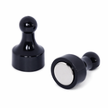 Black Pin Whiteboard Magnets - 12mm diameter x 22mm | 12 PACK