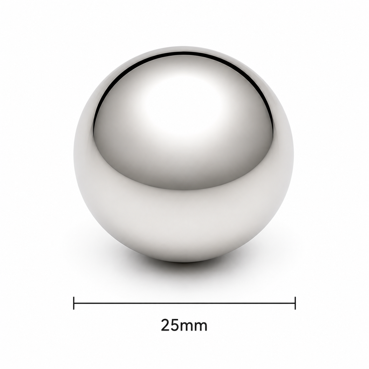 Neodymium Sphere Magnet - 25mm diameter | N35