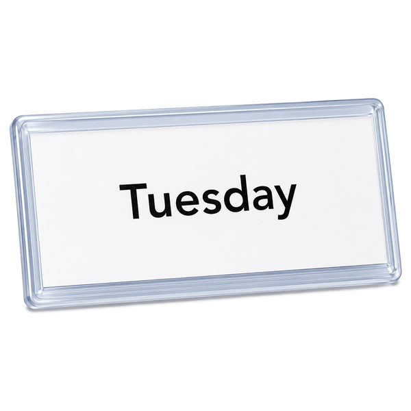 Magnetic Card Holder 110mm x 50mm x 0.7mm | White