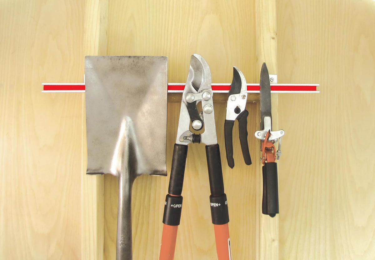 Magnetic Tool Holder – 24" (609.6mm) | Nickel with Red Stripe