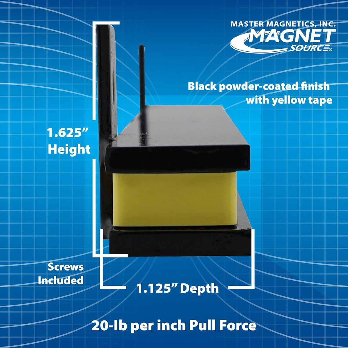 Magnetic Tool Holder 24" (609.6mm) | Black and Yellow