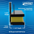 Magnetic Tool Holder 24" (609.6mm) | Black and Yellow