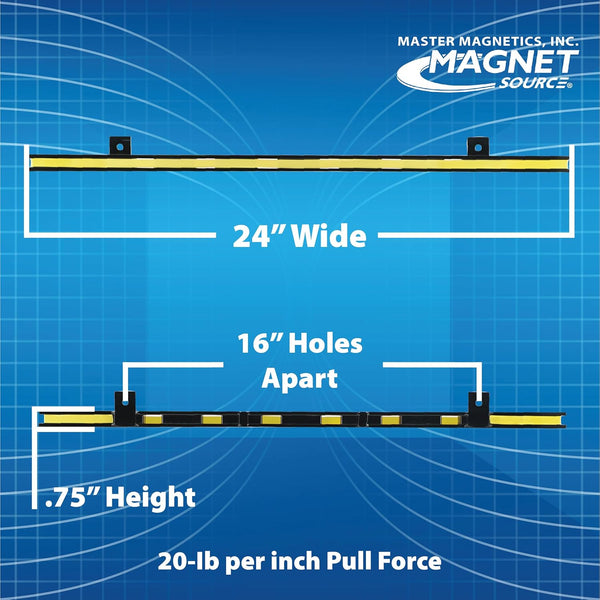 Magnetic Tool Holder 24" (609.6mm) | Black and Yellow