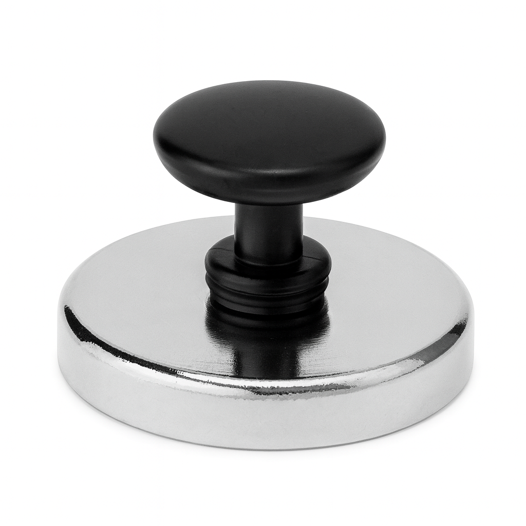 Round Base Handle Magnet with Knob | D57mm x 35mm