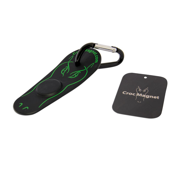 Croc Magnet – Rubber Coated Magnet with Carabiner Hook