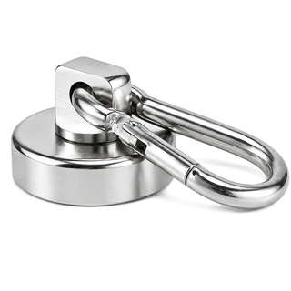 Magnetic Carabiner Hook - 30mm (D) x 50mm (L) x 5mm (H)