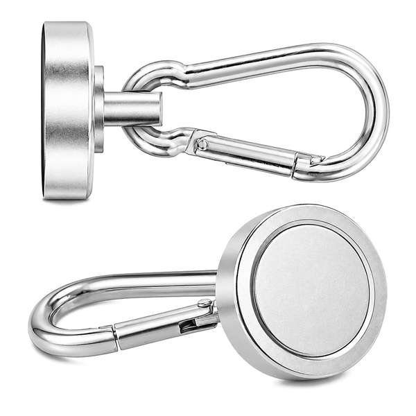Magnetic Carabiner Hook - 30mm (D) x 50mm (L) x 5mm (H)