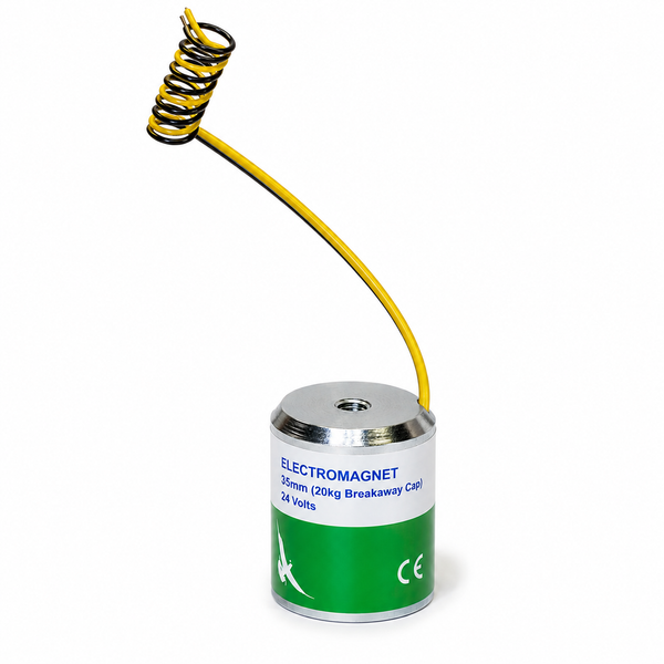 Electromagnet - 35mm (20kg breakaway cap) 24 Volts